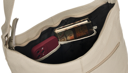 Damen Handtasche aus Leder im Set mit Geldbörse – Peterson