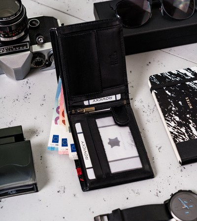 Herren Geldbörse mit rotem Band – Rovicky