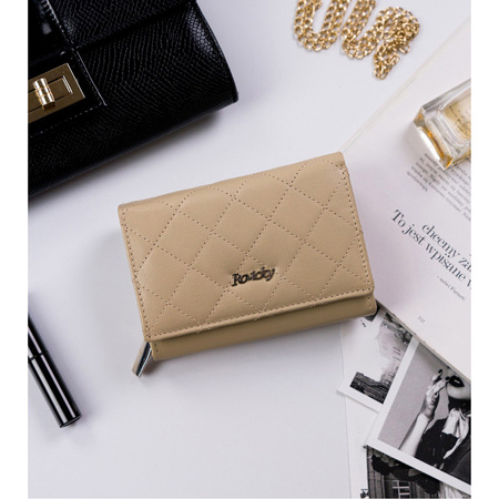 Damen Geldbörse aus Leder mit Druckverschluss – Rovicky