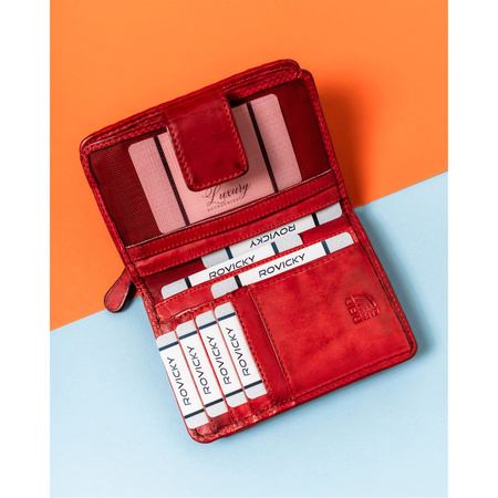 Geräumige Damen Geldbörse mit vielen Fächern – Rovicky