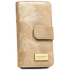 Beige Herren-Geldbörse im Hochformat aus echtem Leder und Öko-Leder – Peterson