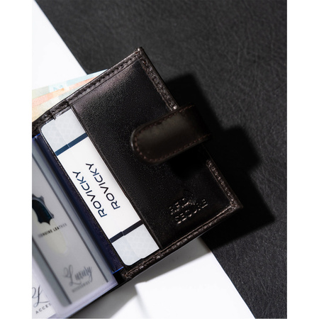 Klassisches Dokumentenetui mit Druckknopf – Rovicky