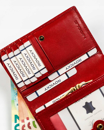 Große, geräumige Damen Geldbörse aus echtem Leder – Nicole