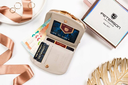 Kleine Damen Geldbörse aus Öko-Leder – Peterson