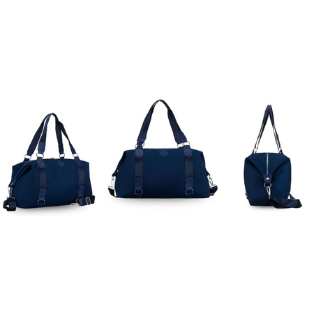 Sportliche Trainingstasche aus Polyester in Navyblau, mit einem Fach – Peterson