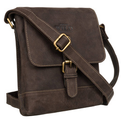 Herren Umhängetasche aus Leder mit verstellbarem Gurt – Always Wild