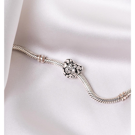 Silberner Charm Herz für Modulararmband – Peterson