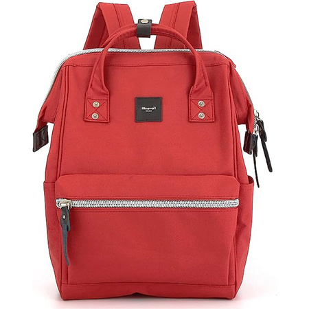 Roter, städtischer Laptop Rucksack mit USB-Anschluss – Himawari