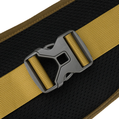 Praktische, gelbe Polyester-Bauchtasche mit Reißverschluss – Peterson