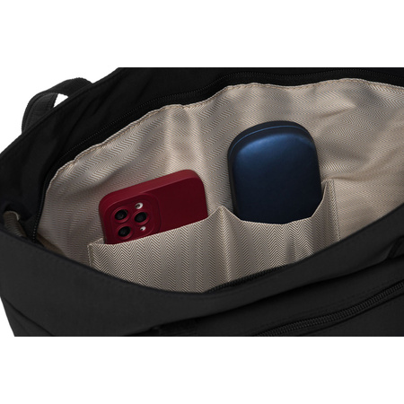 Stilvolle Damen Shopper aus Polyester in Schwarz mit bequemen Henkeln – Peterson