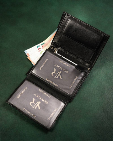 Große Herren Geldbörse aus Echtleder – Rovicky