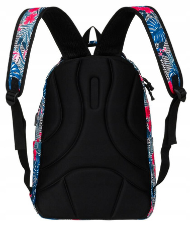 Bequemer Schulrucksack mit Muster und verstellbaren Trägern – Peterson