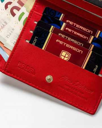 Kleine Damen Geldbörse aus Öko-Leder – Peterson