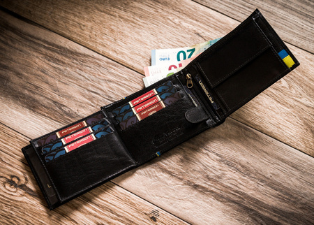 Patriotische Geldbörse mit ukrainischen Farben – Peterson