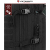 Großer, taktischer Militärrucksack aus Nylon in Schwarz – Peterson