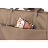 Geräumige Stadt Tasche für A4 in Beige – Peterson