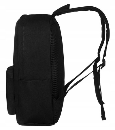 Sportlicher, geräumiger Rucksack in Schwarz mit Außentaschen – Peterson