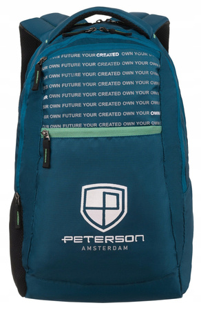 Sportlicher, geräumiger Rucksack aus Polyester – Peterson