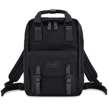 Großer Stadtrucksack für 14'' Laptop schwarz - Himawari