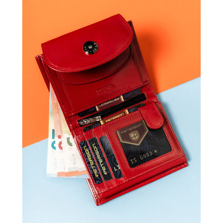 Damen Geldbörse aus Leder mit Münzfach – Peterson