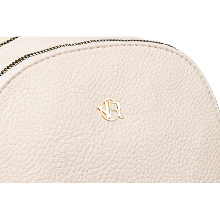 Rucksack mit verstellbaren Schultergurten in Beige - Rovicky