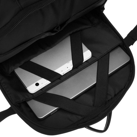 Geräumiger schwarzer Reiserucksack mit Vakuumfach & Laptopfach – Peterson