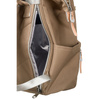 Reisefreundlicher Damen Rucksack aus Polyester in Dunkelbeige mit Laptopfach – Peterson