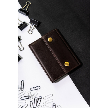 Elegante Herren Geldbörse aus echtem Leder mit RFID – Rovicky