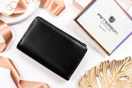 Horizontale Damen-Geldbörse aus Öko-Leder – Peterson