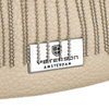 Beige Damen-Gürteltasche aus Öko-Leder, verziert mit Nieten – Peterson