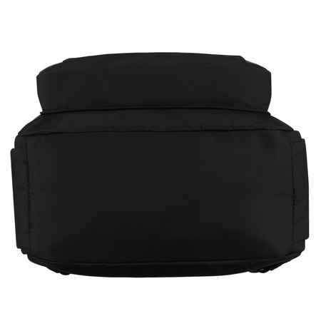 Praktischer, schwarzer Damen-Rucksack aus Polyester, einteilig – Peterson