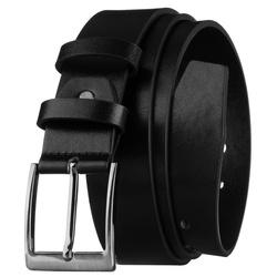 Universeller Herren-Gürtel aus schwarzem Öko-Leder