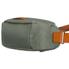 Damen Umhängetasche aus Nylon in Grün-Braun mit verstellbarem Riemen – Peterson