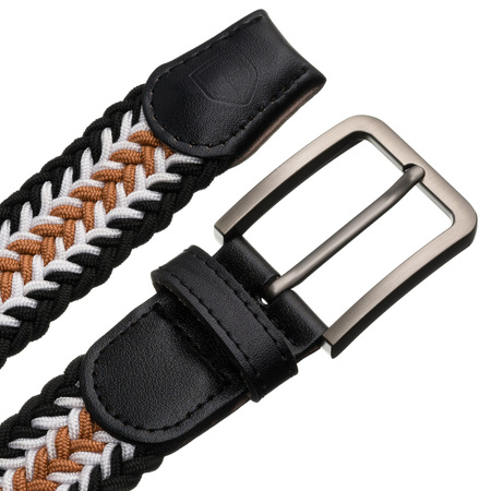 Elastischer Herren Stoffgürtel mit klassischer Schnalle – Peterson