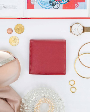 Kleiner praktischer Damen Geldbörse aus echtem Leder – Rovicky