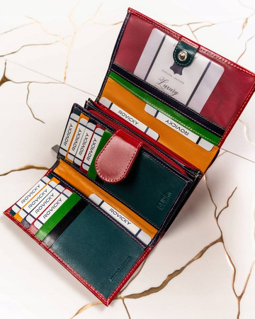 Große Damen Geldbörse aus Leder mit RFID Schutz – 4U Cavaldi