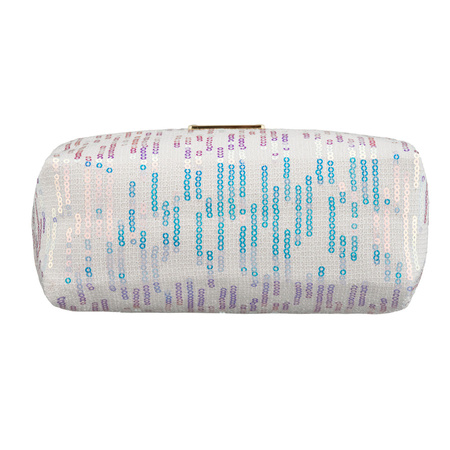 Kosmetiktasche aus Polyester in Weiß, ein Fach - Peterson