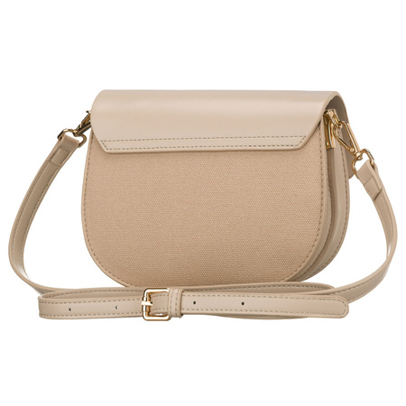 Beige Damen-Umhängetasche in Hufeisenform mit Magnetverschluss – Peterson