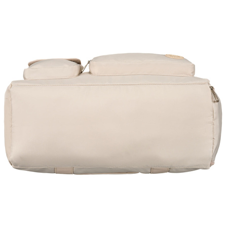 Sport-Reisetasche aus Polyester in Beige, mit zwei Fächern – Peterson