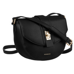 Halbmondförmige Damen Umhängetasche aus Öko-Leder – Peterson