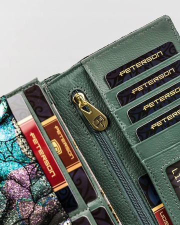Große Damen Geldbörse aus Leder horizontal – Peterson