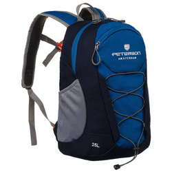 Blauer Trekkingrucksack mit bequemen Schulterriemen – Peterson