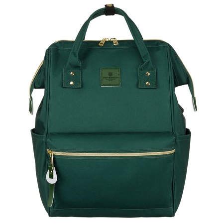 Grüner Damen Reiserucksack mit Laptopfach aus Polyester – Peterson