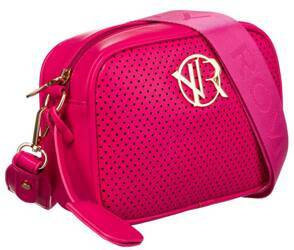 Umhängetasche aus Öko-Leder mit durchbrochenem Panel – Rovicky