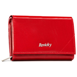 Klassische Damen Geldbörse aus echtem Leder – Rovicky