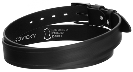 Herren Ledergürtel mit Schnalle – für Anzüge – Rovicky