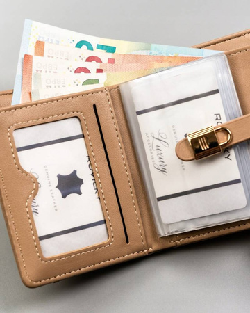 Geräumige, erweiterte Damen Geldbörse aus Öko-Leder – 4U Cavaldi