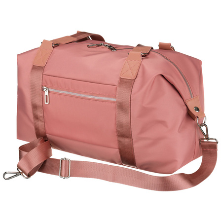 Rosa Trainings-Tasche aus Polyester, ein Kammer und mit Reißverschluss - Peterson