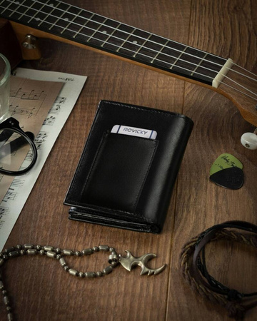 Herren Geldbörse aus echtem Leder mit RFID Protect – 4U Cavaldi