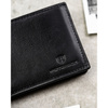 Schwarze Herren-Geldbörse aus echtem Leder mit RFID-System – Peterson